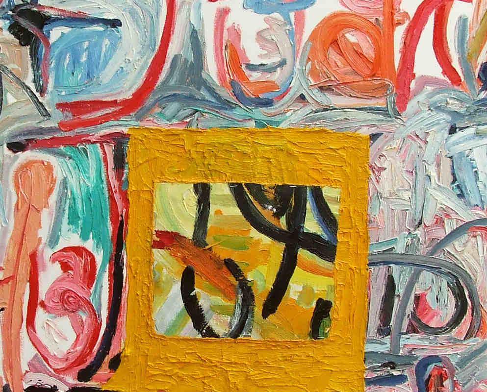 Gerd Sonntag, deutscher Maler, german painter, SchriftBilder, art, Kunst, Sammlung, collection