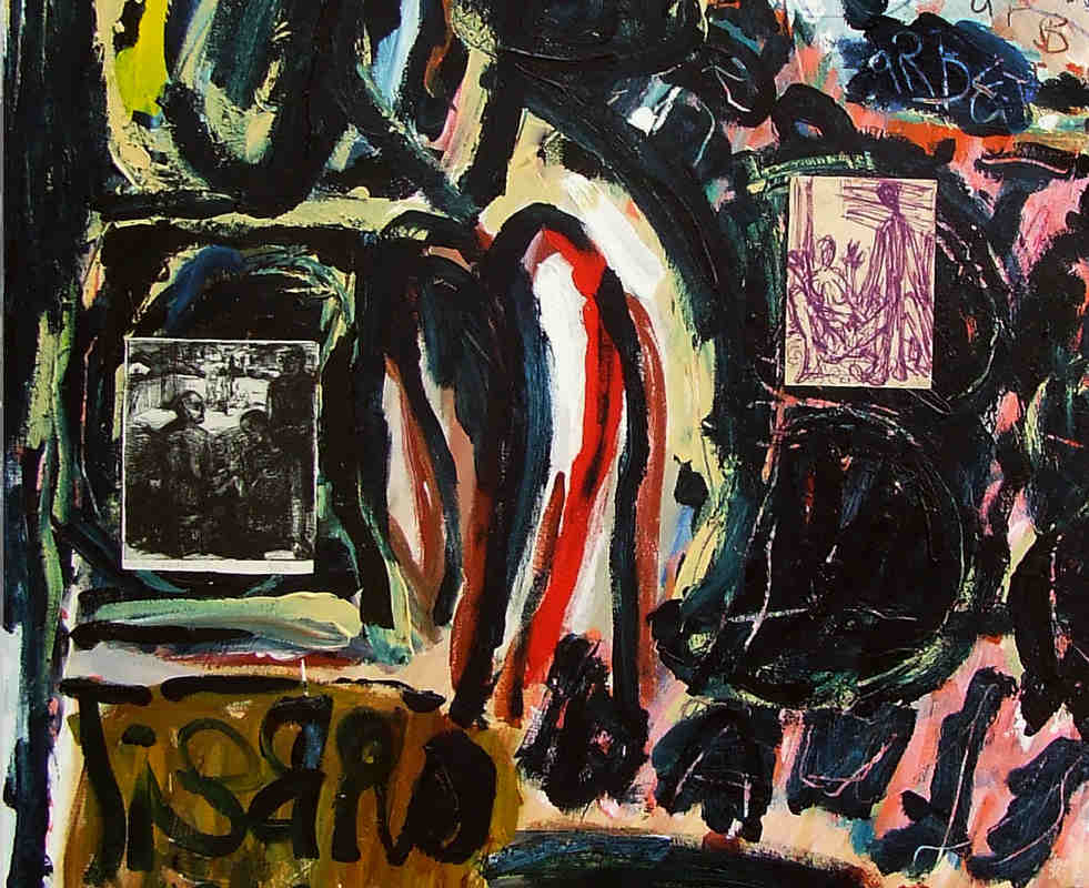 Gerd Sonntag, deutscher Maler, german painter, SchriftBilder, art, Kunst, Sammlung, collection