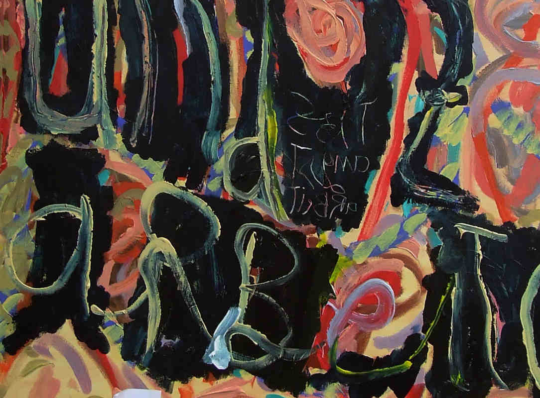 Gerd Sonntag, deutscher Maler, german painter, SchriftBilder, art, Kunst, Sammlung, collection