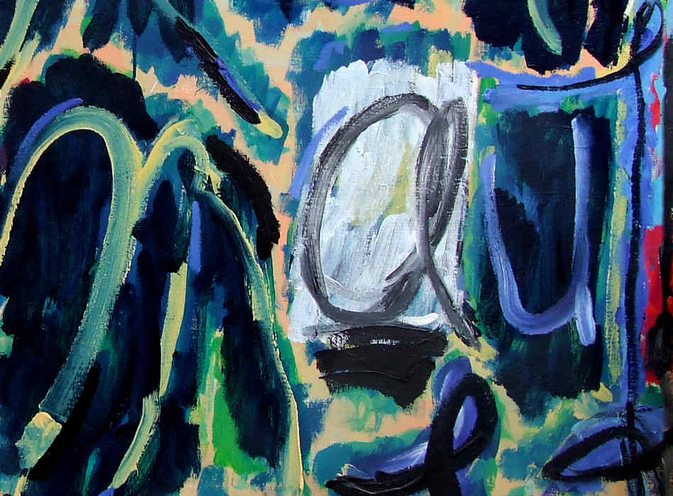 Gerd Sonntag, deutscher Maler, german painter, SchriftBilder, art, Kunst, Sammlung, collection