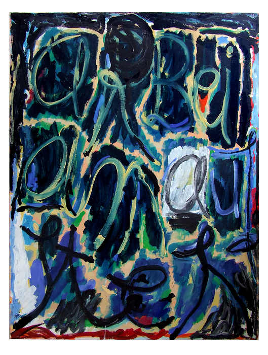Gerd Sonntag, deutscher Maler, german painter, SchriftBilder, art, Kunst, Sammlung, collection