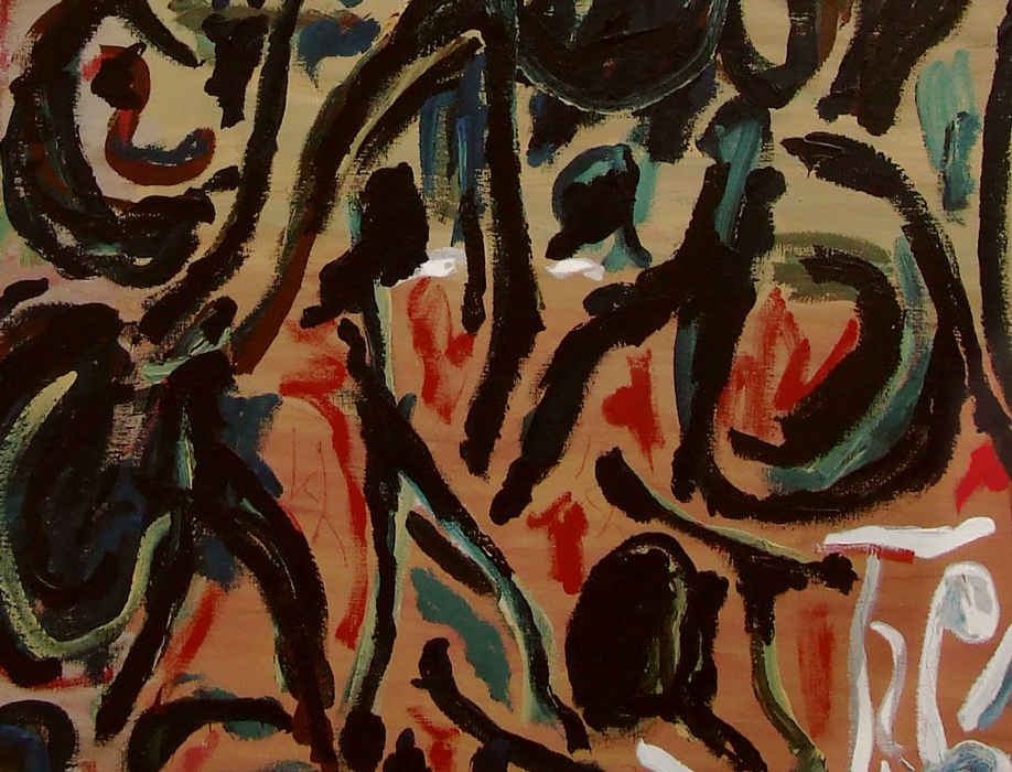 Gerd Sonntag, deutscher Maler, german painter, SchriftBilder, art, Kunst, Sammlung, collection