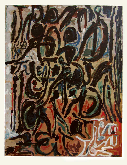 Gerd Sonntag, deutscher Maler, german painter, SchriftBilder, art, Kunst, Sammlung, collection