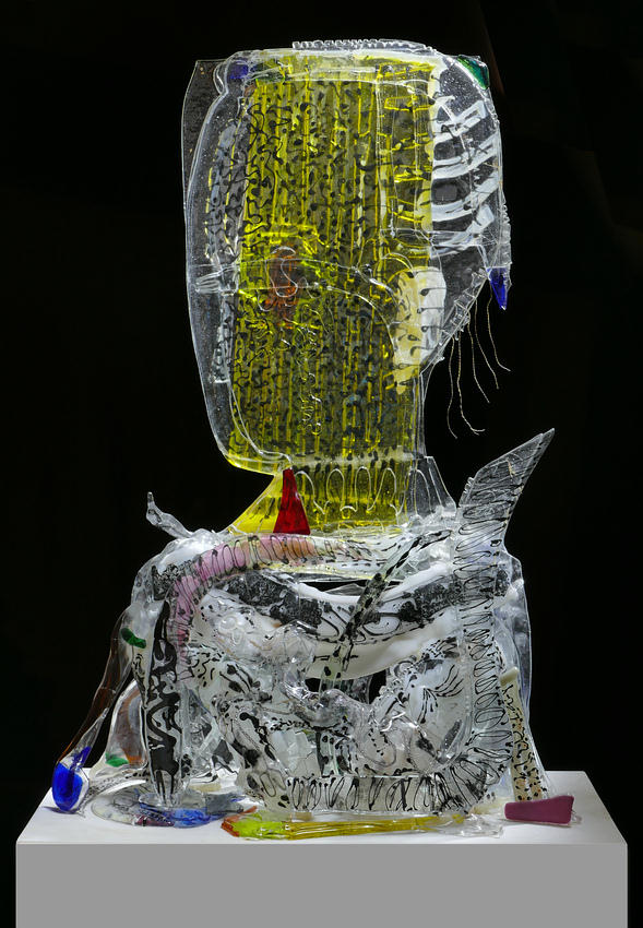 Gerd Sonntag, Glas, Skulptur, glass, sculpture, auction 