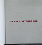 katalog, im kabinett, im kabinett galerie, berlin, gerhard altenbourg, strawalde, gerd sonntag, text, 