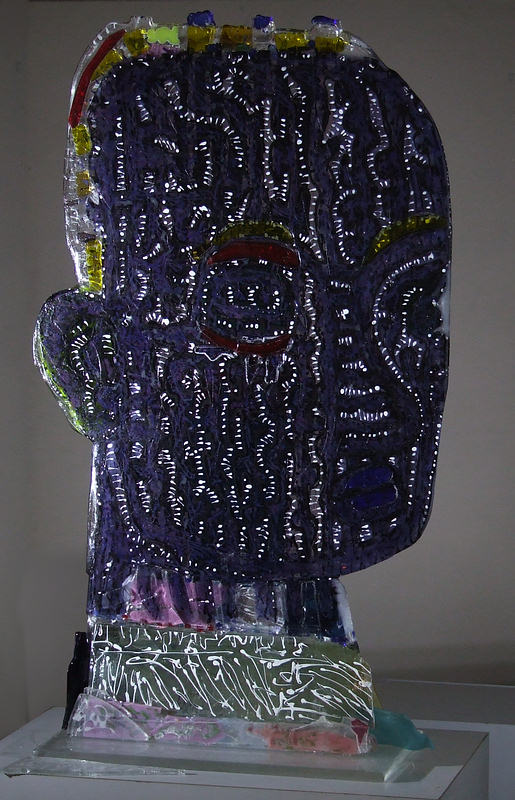 Gerd Sonntag, Glas, Skulptur, glass, sculpture,verre, arrive a Paris, art, paintings, tableaus, peinture 